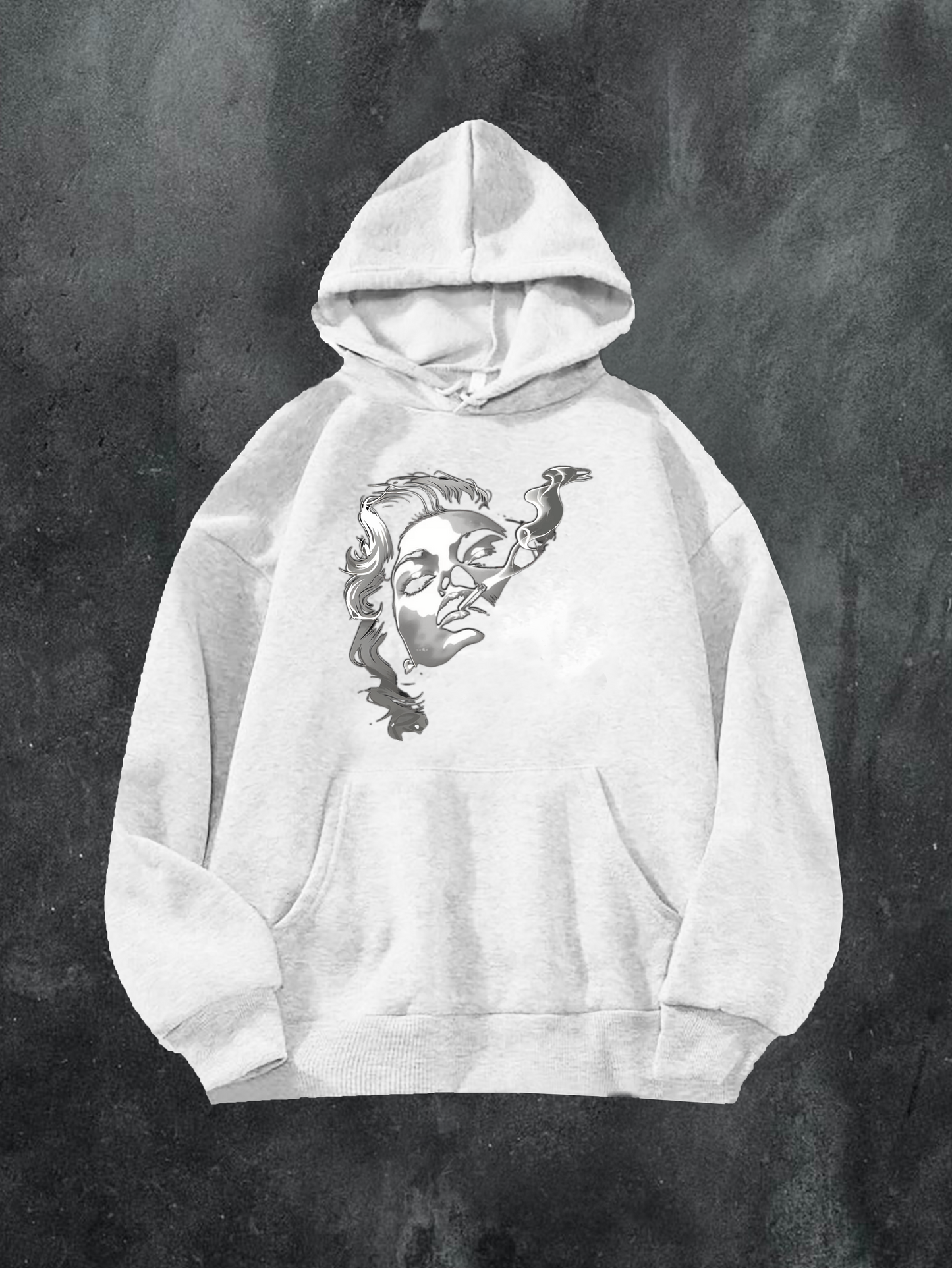 Smoking Woman Hoodie