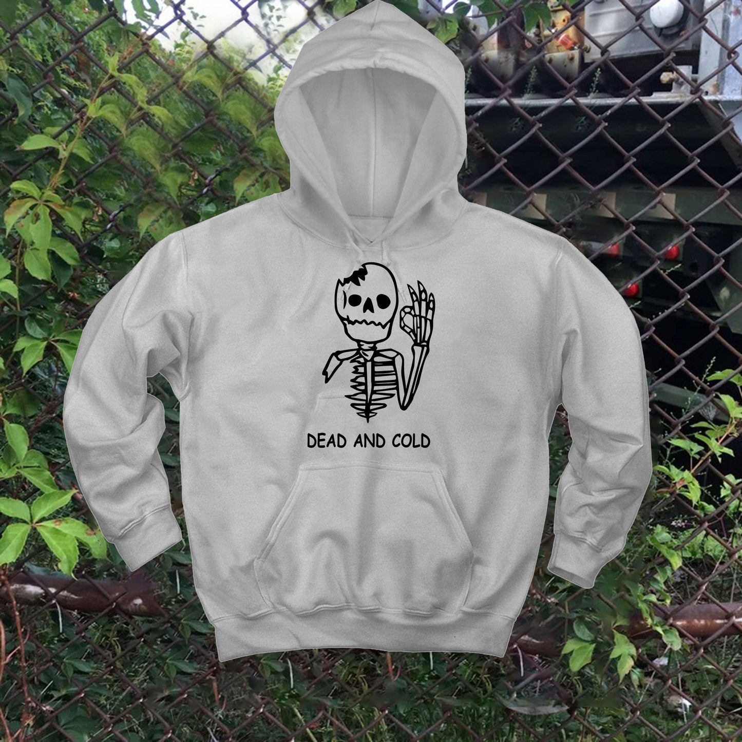 Dead And Cold Skeleton Hoodie
