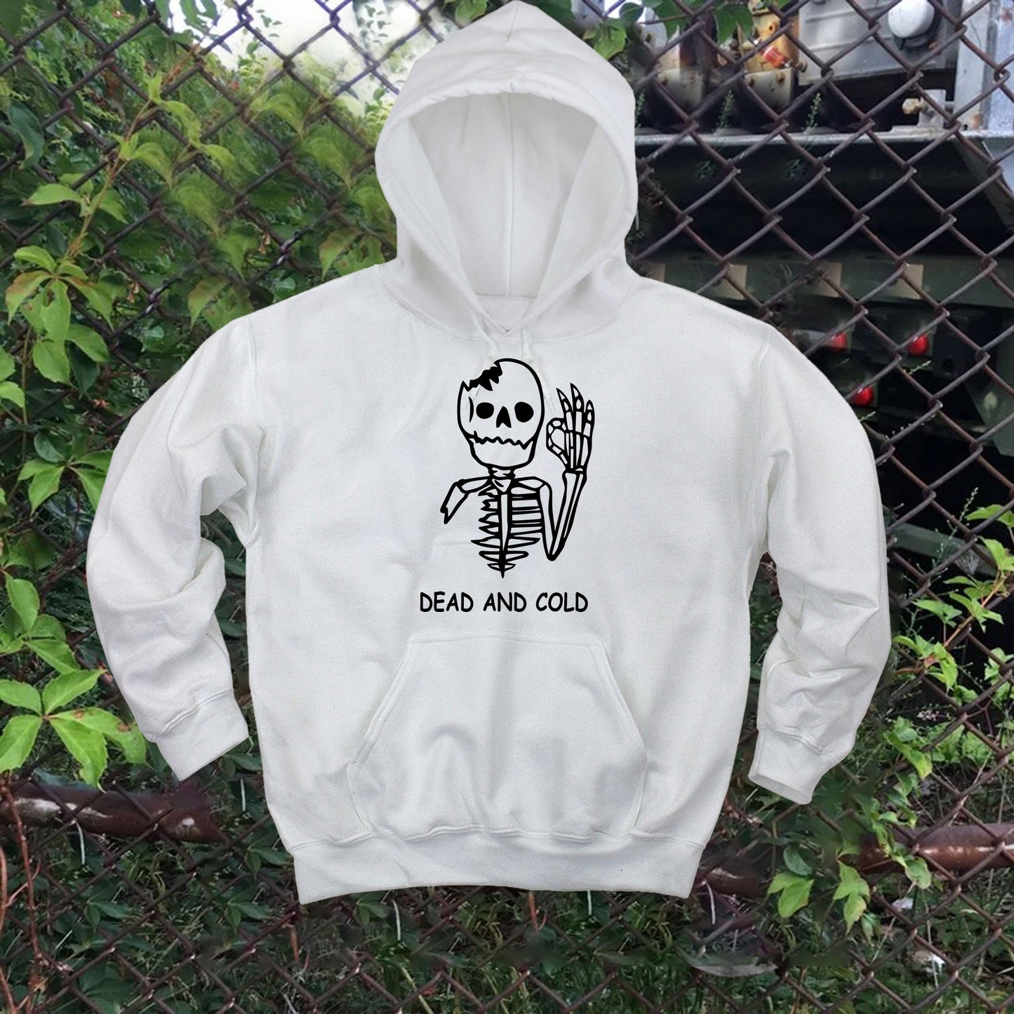 Dead And Cold Skeleton Hoodie