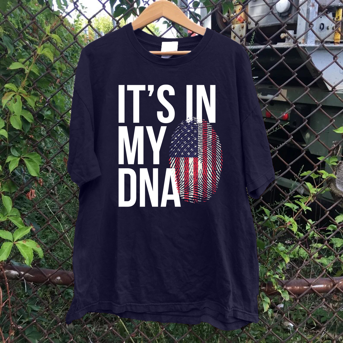 It's In My DNA Flag Tee