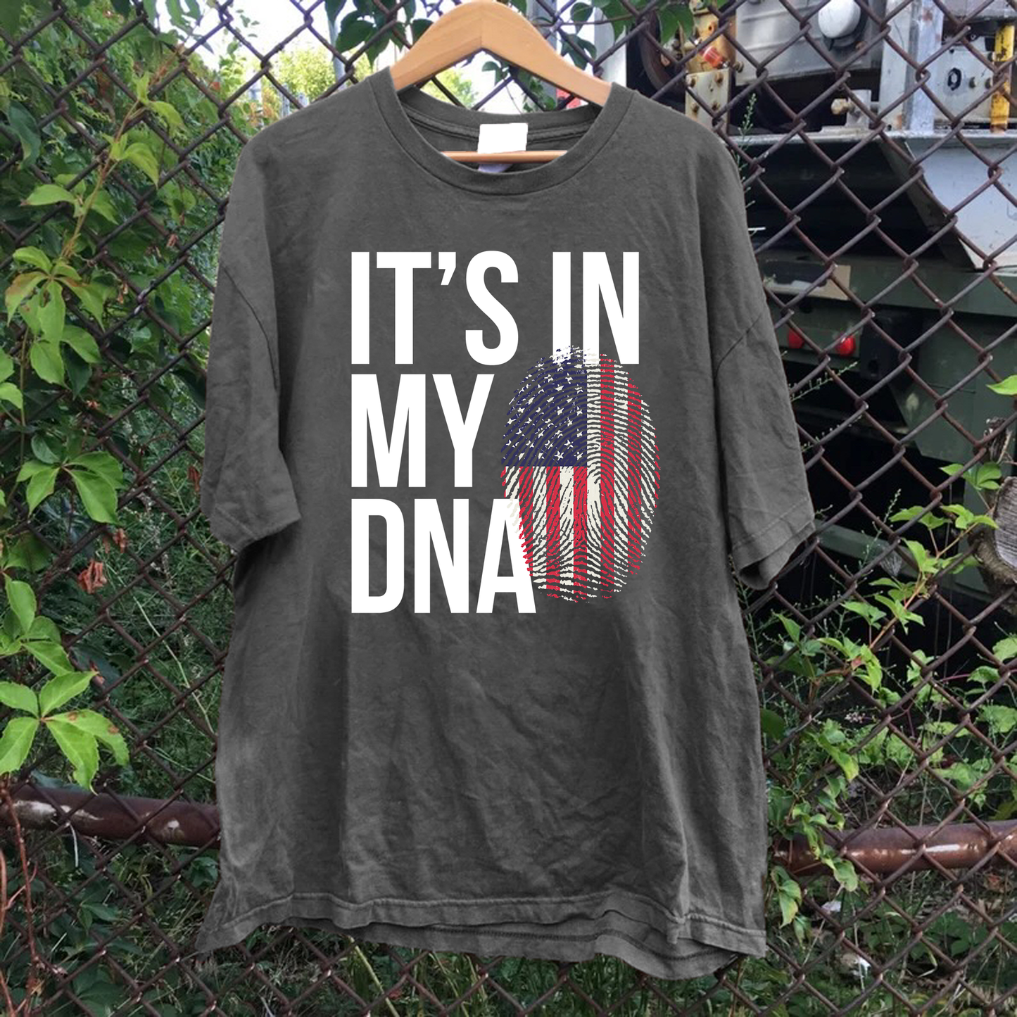 It's In My DNA Flag Tee