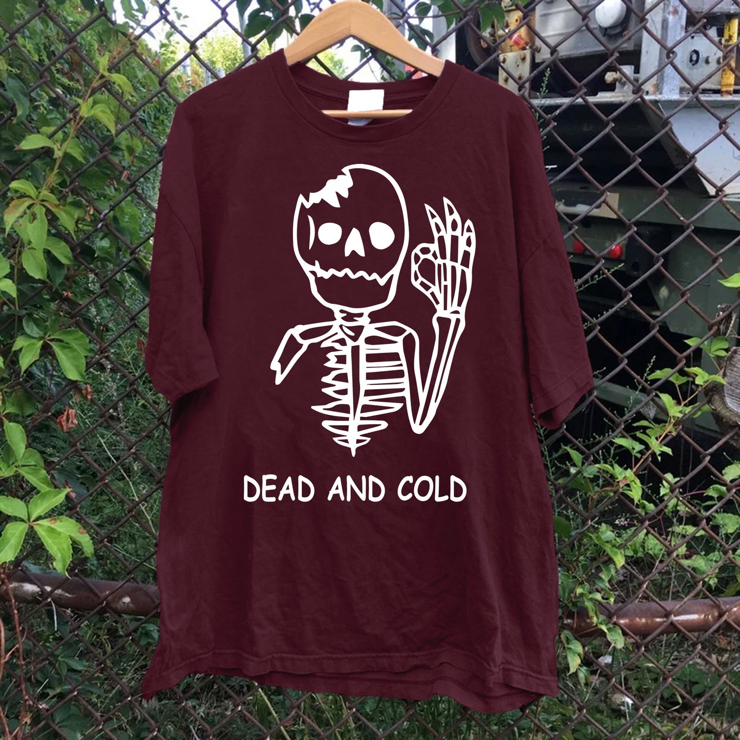 Dead And Cold Skeleton Tee