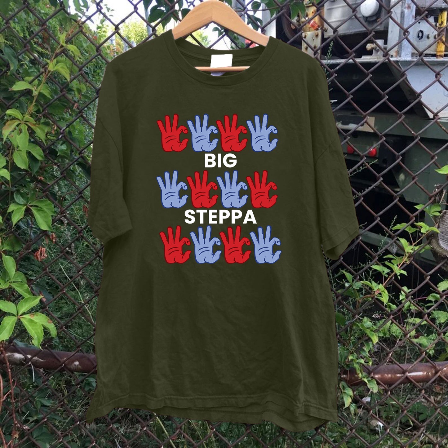 Big Steppa Gang Signs Tee