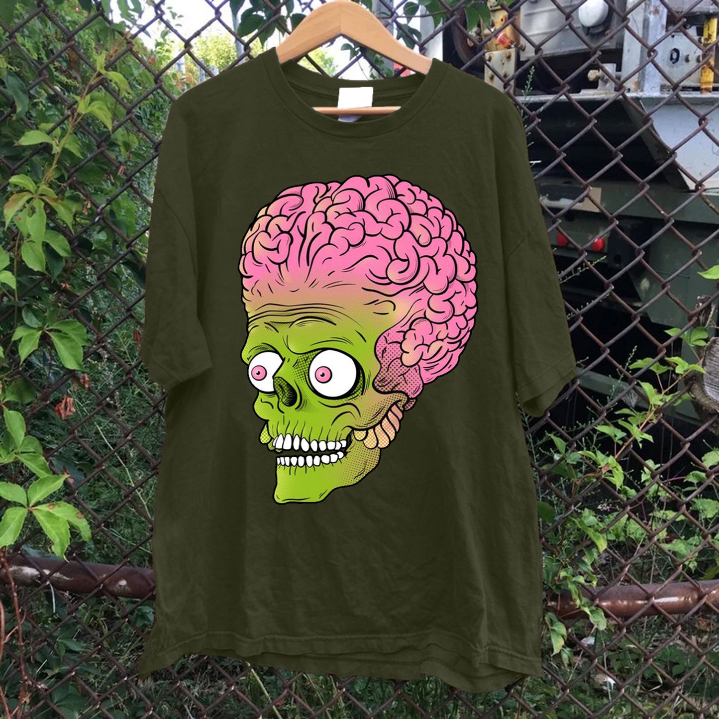 Zombie Alien Brain Tee