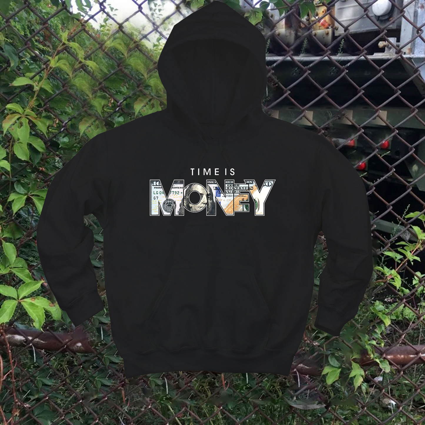 Time Is Money Hundred Hoodie