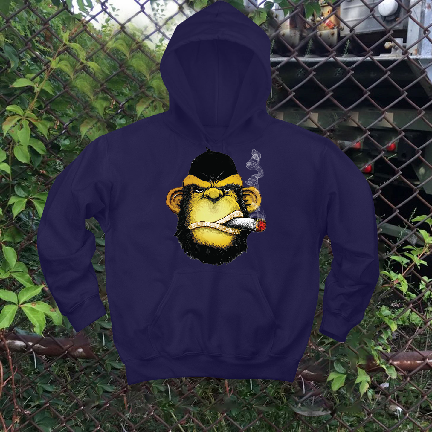 Smoking Gorilla Hoodie