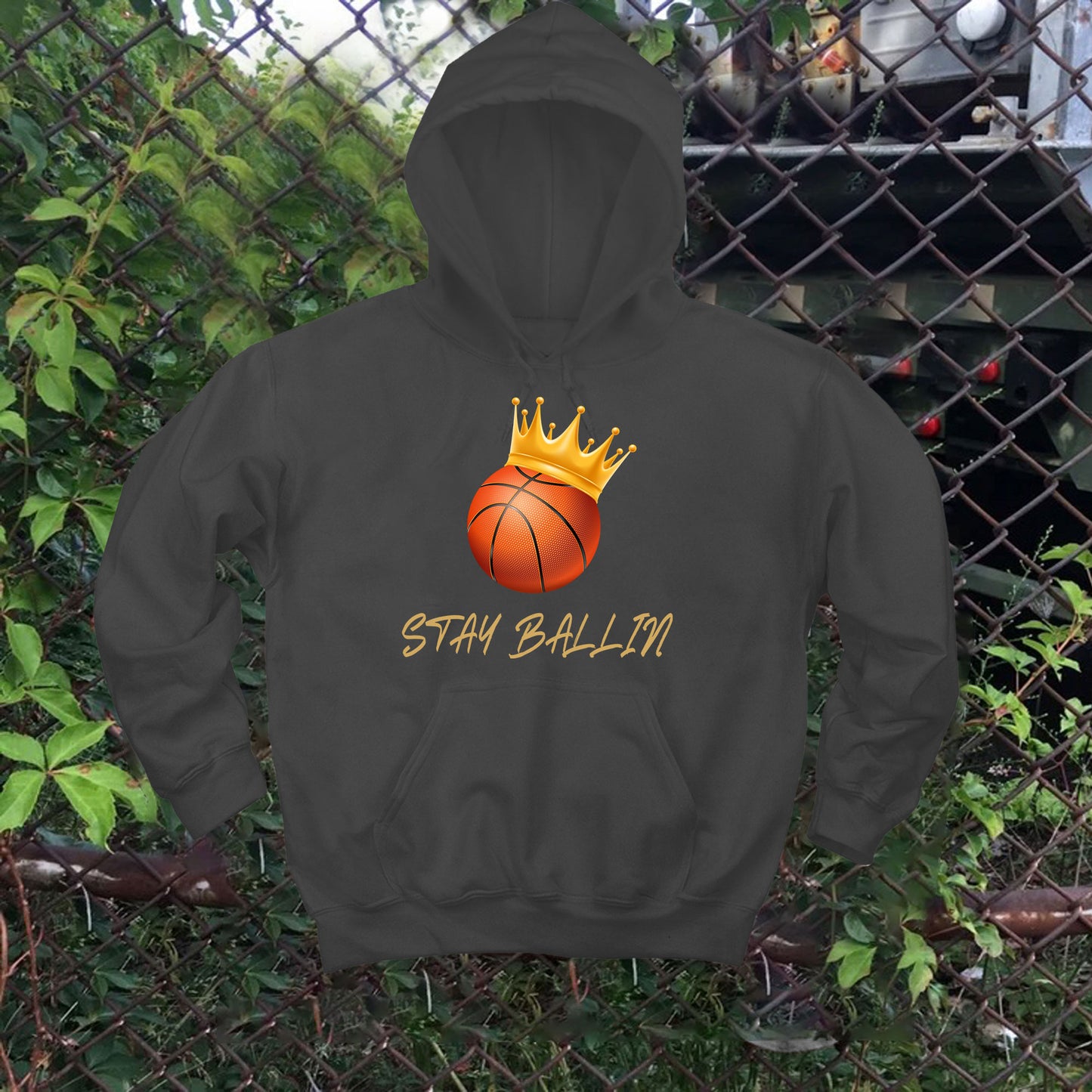 Stay Ballin King Basketball Hoodie