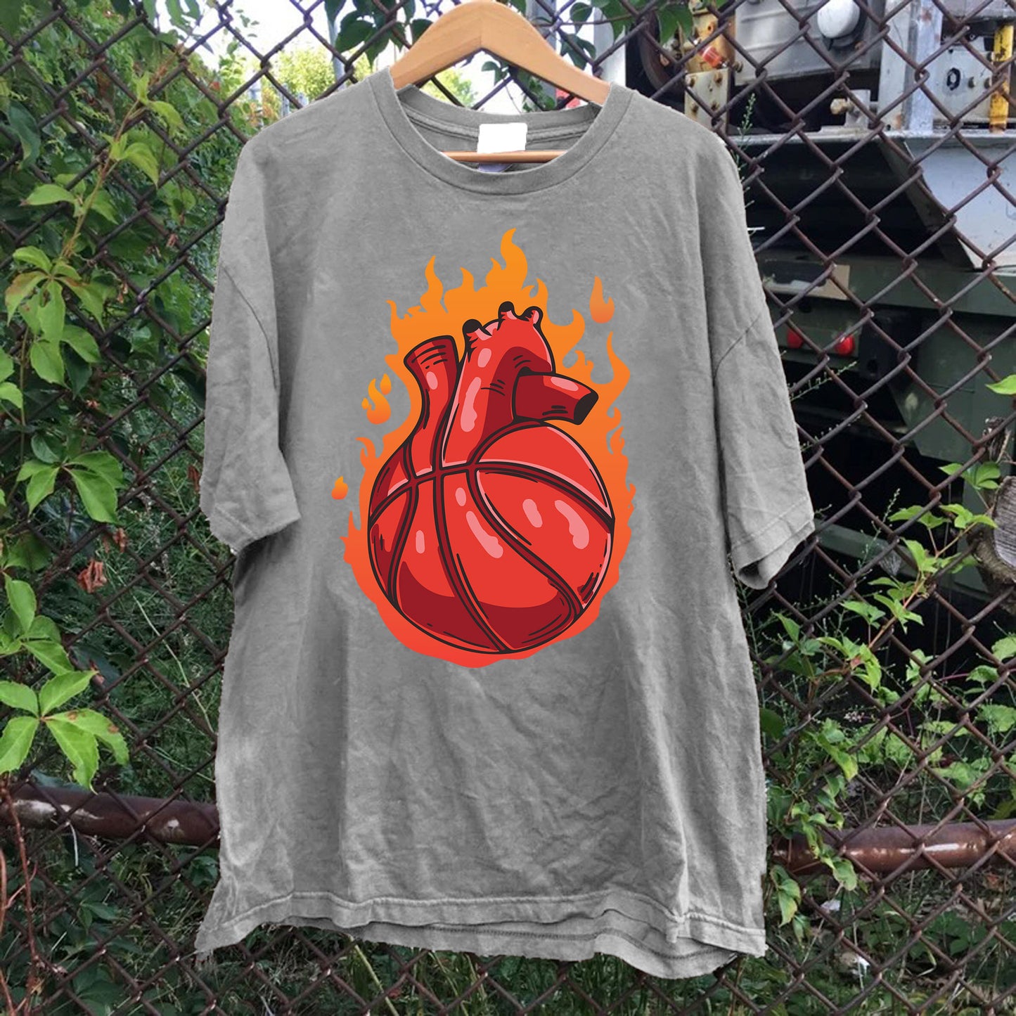 Basketball Heart Tee