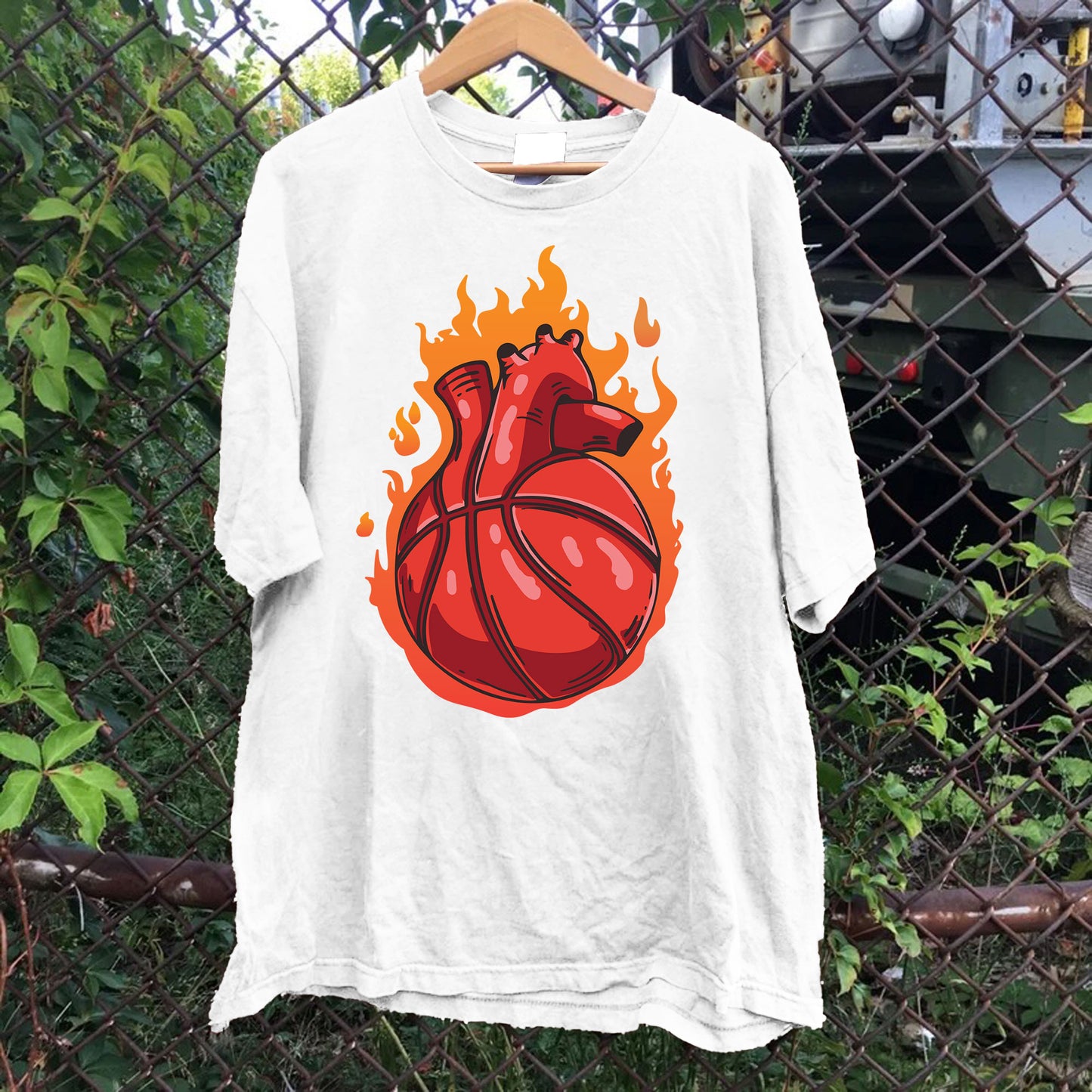 Basketball Heart Tee