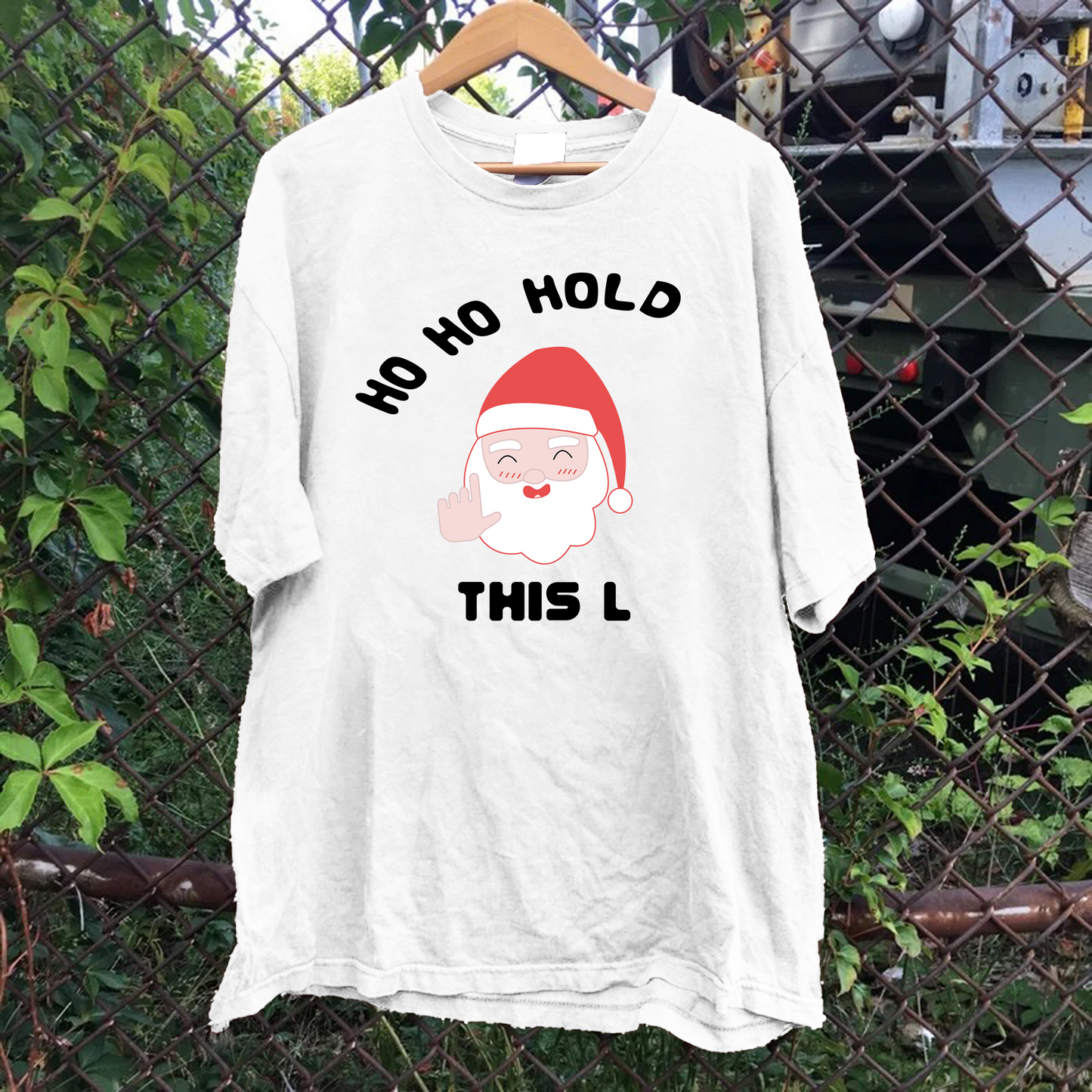 Ho Ho Hold This L Tee